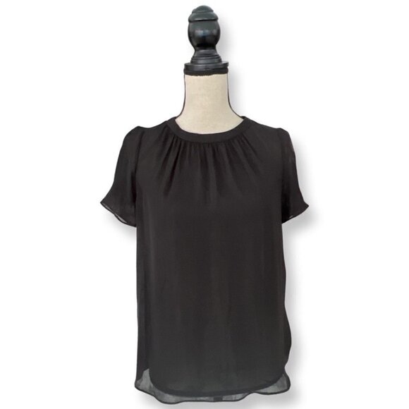 Sandro Black Backless Blouse Size 1 US S / 05 - Picture 2 of 5